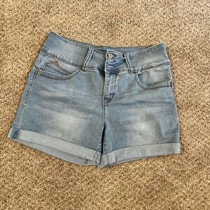 WBB Royalty by YMI Denim Shorts